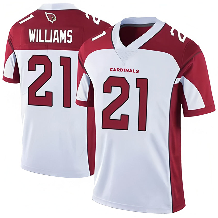 tocy A.Cardinals #21 Garrett Williams Player White Game Stitched Jerseys
