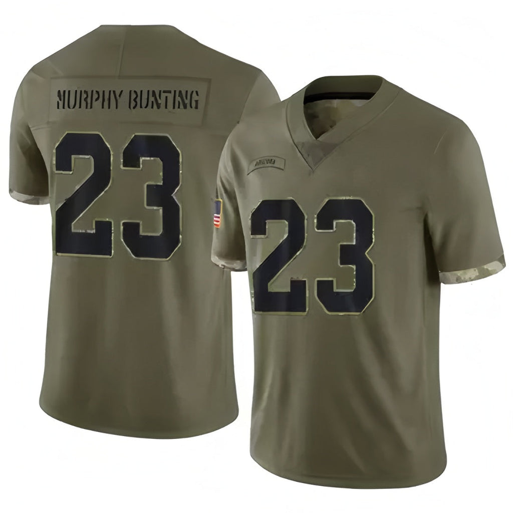 tocy A.Cardinals #23 Sean Murphy-Bunting Player Olive Salute To Service Stitched Jerseys
