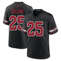 tocy A.Cardinals #25 Zaven Collins Player Black Game Home Stitched Jerseys