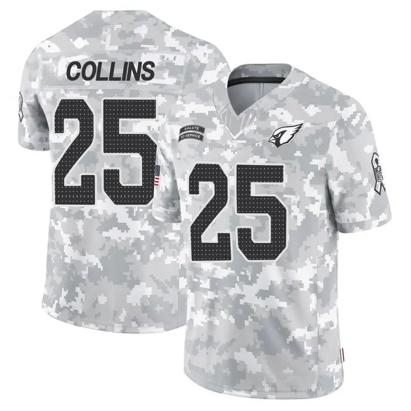 tocy A.Cardinals #25 Zaven Collins Player Camo Salute to Service Limited Stitched Stitched Jerseys