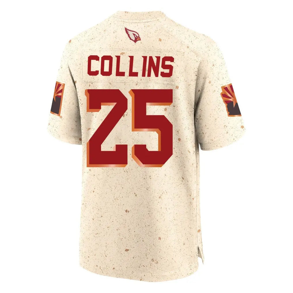 tocy A.Cardinals #25 Zaven Collins Player Cream Rivalries Collection Game Stitched Jerseys