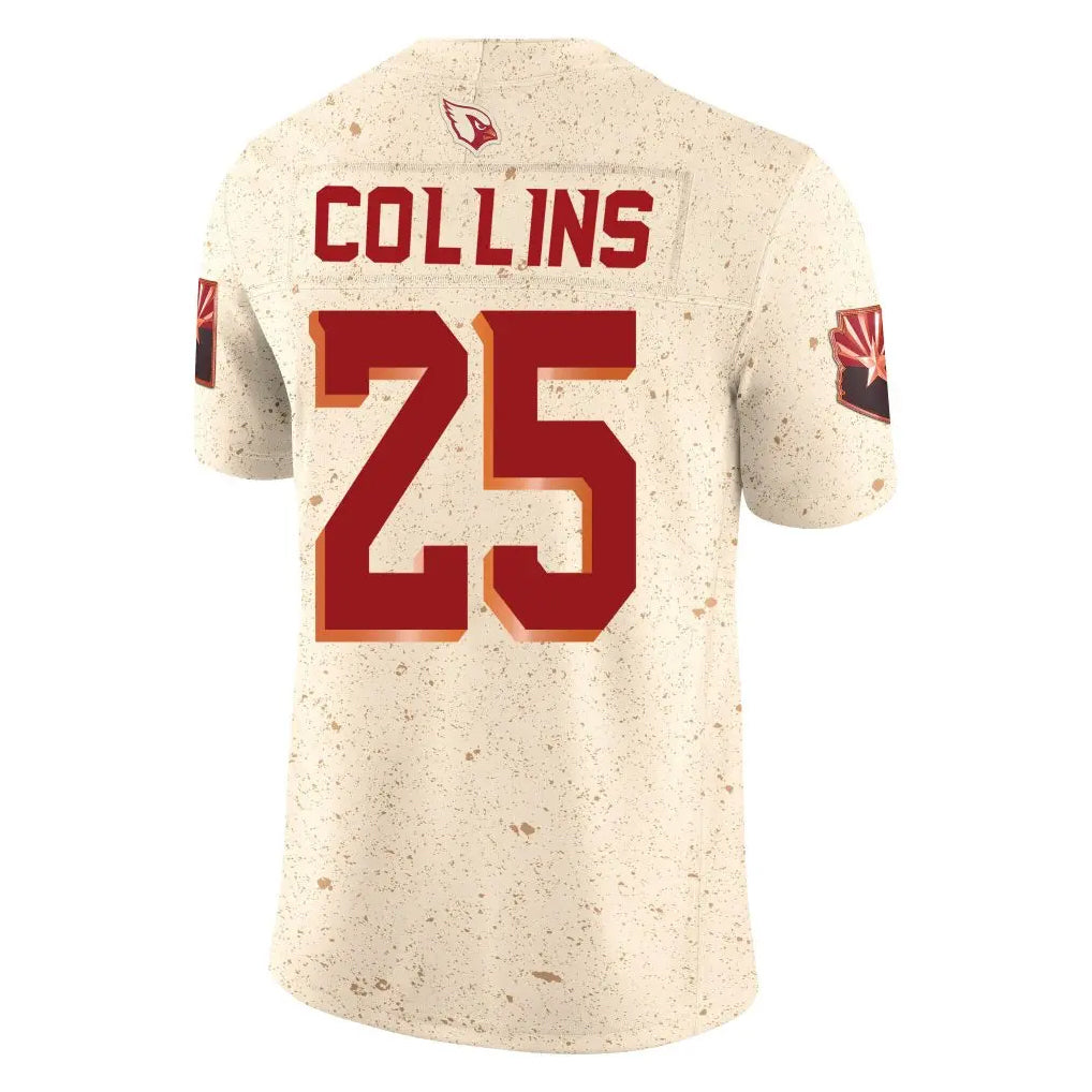 tocy A.Cardinals #25 Zaven Collins Player Cream Rivalries Collection Vapor Limited Home Game Stitched Jerseys