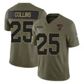 tocy A.Cardinals #25 Zaven Collins Player Olive Salute To Service Limited Home Game Stitched Jerseys