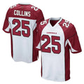 tocy A.Cardinals #25 Zaven Collins Player White Cardinal Home Game Stitched Jerseys