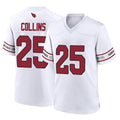 tocy A.Cardinals #25 Zaven Collins Player White Home Game Stitched Jerseys