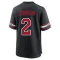tocy A.Cardinals #2 Will Johnson Player Black Alternate Game Stitched Jerseys