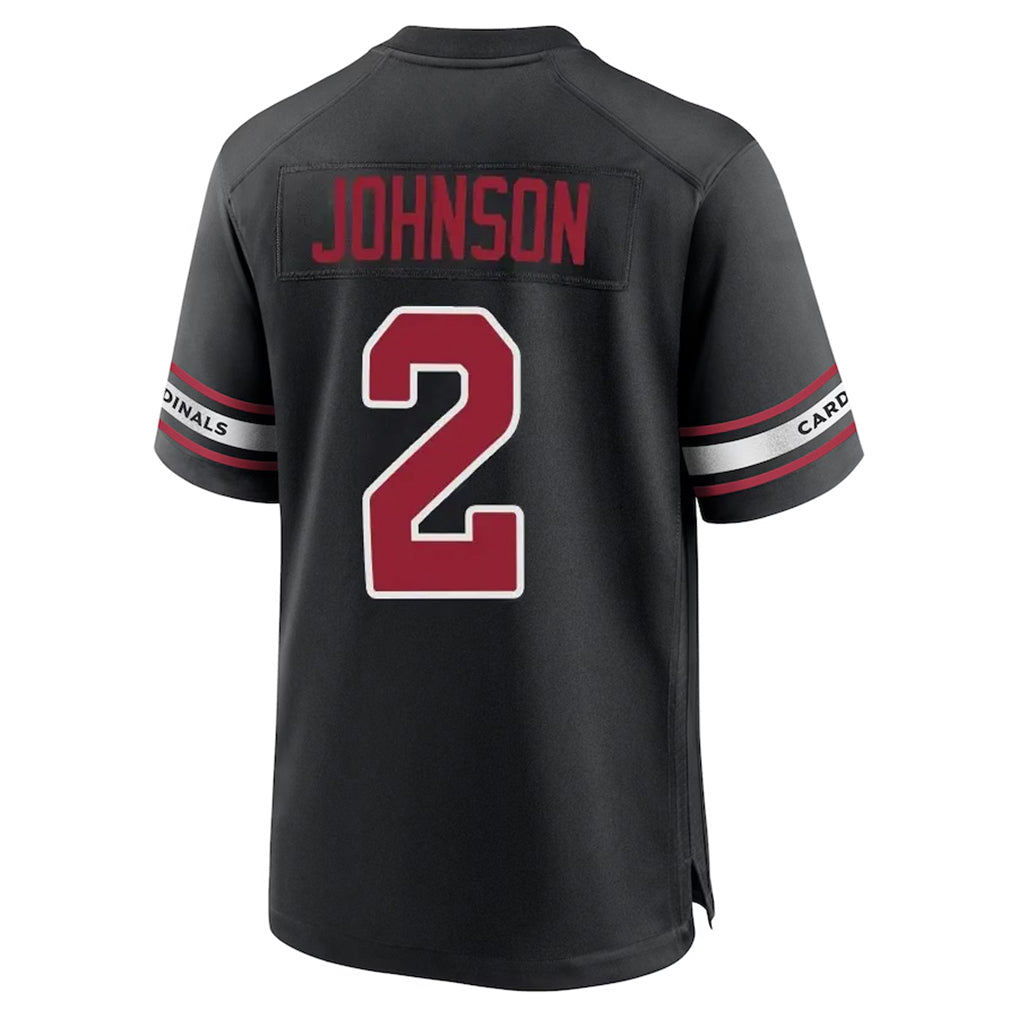 tocy A.Cardinals #2 Will Johnson Player Black Alternate Game Stitched Jerseys