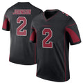 tocy A.Cardinals #2 Will Johnson Player Black Color Rush Vapor Limited Untouchable Stitched Jerseys