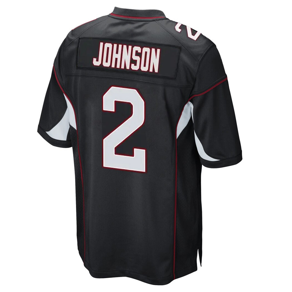 tocy A.Cardinals #2 Will Johnson Player Black Home Game Stitched Jerseys