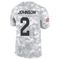 tocy A.Cardinals #2 Will Johnson Player Camo Salute to Service Limited Home Stitched Jerseys