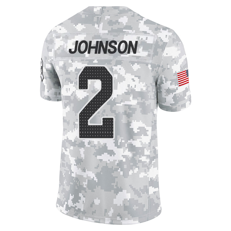tocy A.Cardinals #2 Will Johnson Player Camo Salute to Service Limited Home Stitched Jerseys
