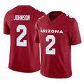 tocy A.Cardinals #2 Will Johnson Player Cardinal Vapor F.U.S.E. Limited Home Game Stitched Jerseys