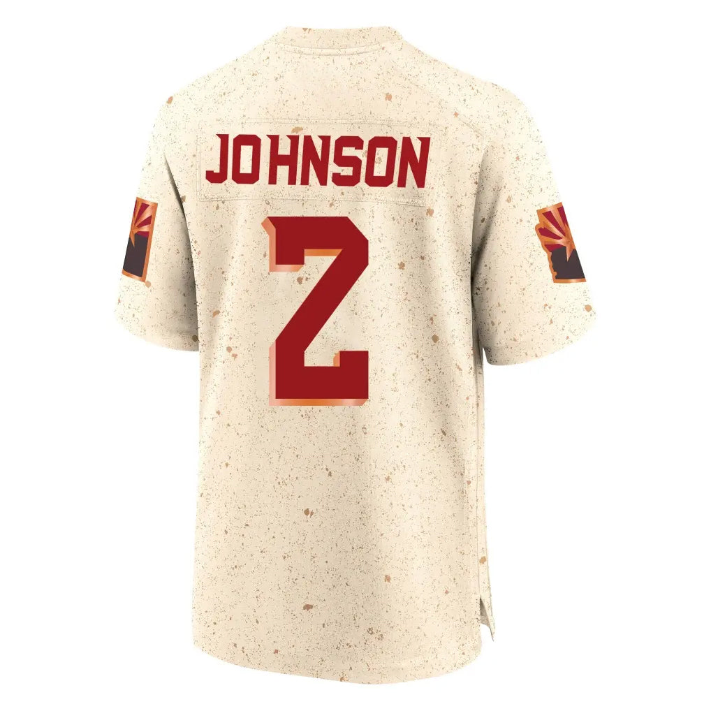 tocy A.Cardinals #2 Will Johnson Player Cream Rivalries Collection Game Stitched Jerseys