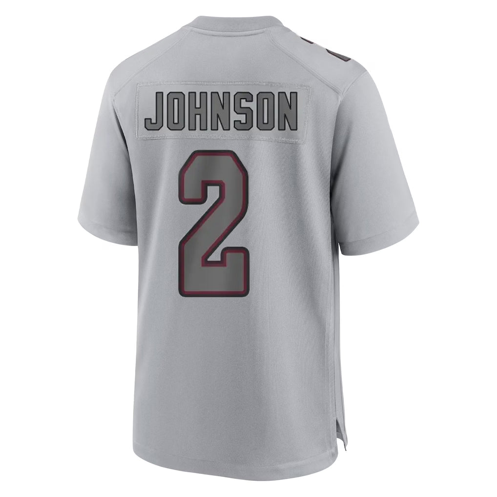 tocy A.Cardinals #2 Will Johnson Player Gray Fashion Home Game Stitched Jerseys