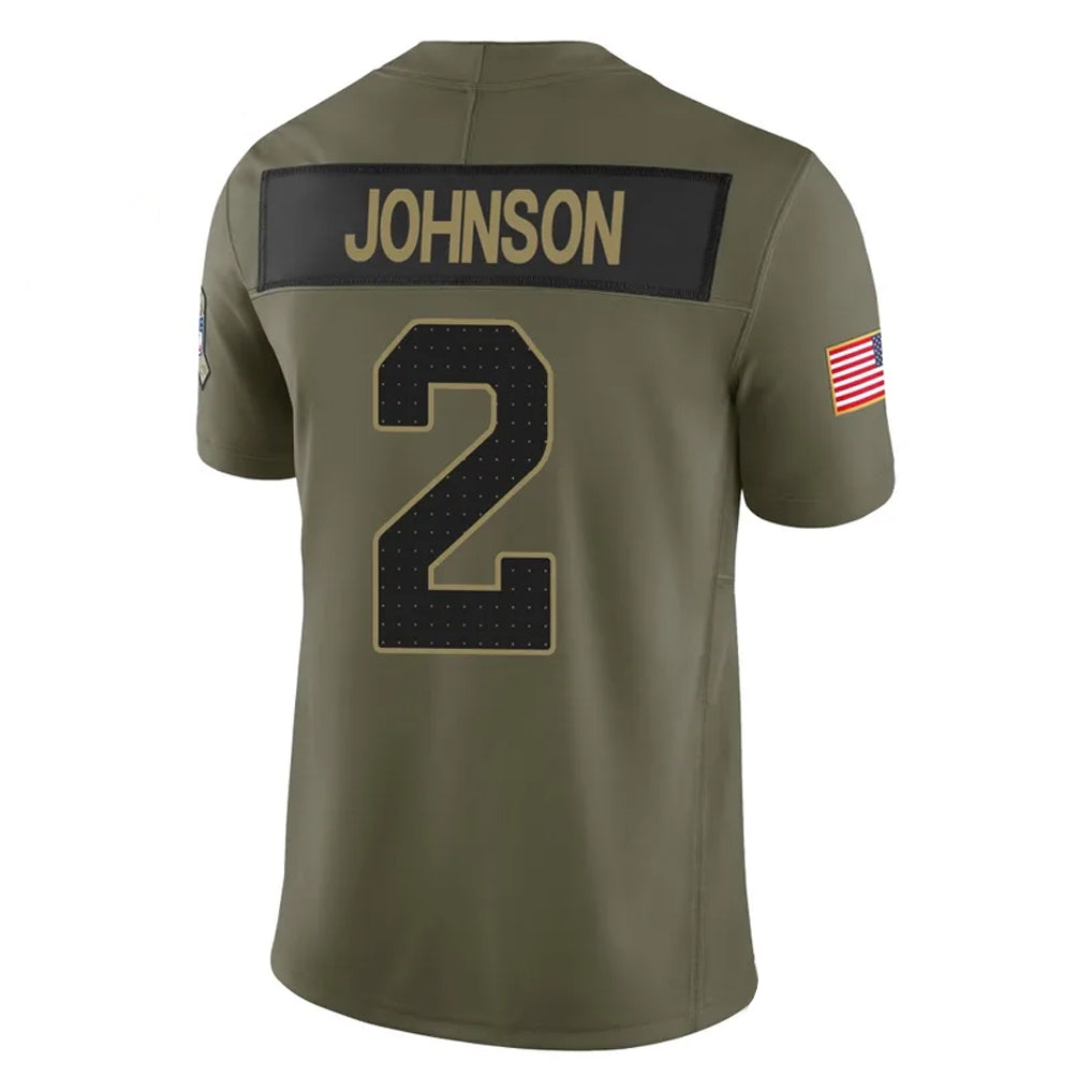 tocy A.Cardinals #2 Will Johnson Player Olive Salute To Service Limited Home Game Stitched Jerseys