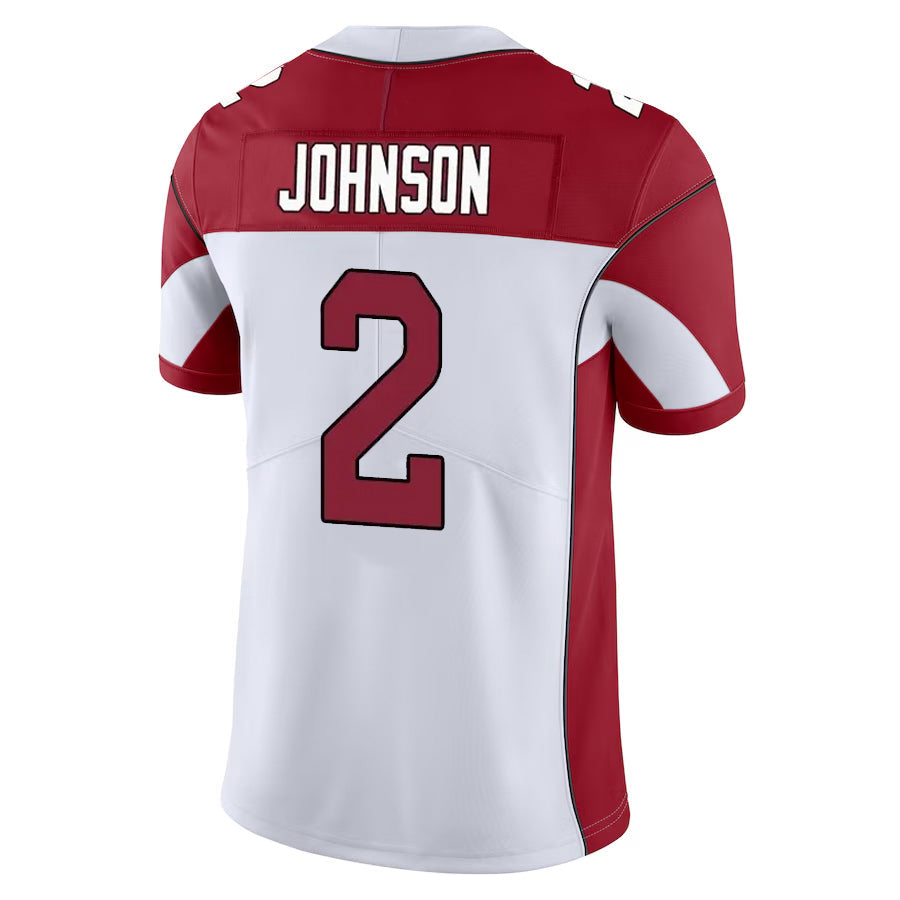 tocy A.Cardinals #2 Will Johnson Player White Vapor Limited Home Game Stitched Jerseys