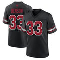 tocy A.Cardinals #33 Trey Benson Player Black Home Game Stitched Jerseys