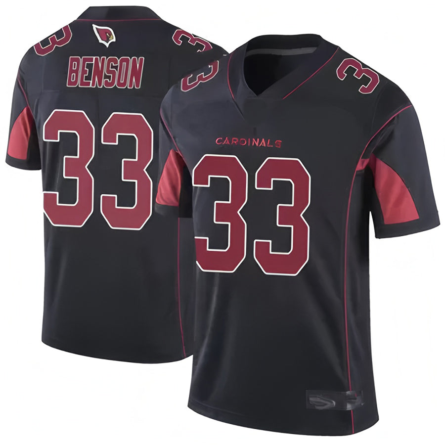 tocy A.Cardinals #33 Trey Benson Player Black Vapor Limited Elite Stitched Jerseys