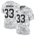 tocy A.Cardinals #33 Trey Benson Player Camo Salute to Service Limited Stitched Jerseys