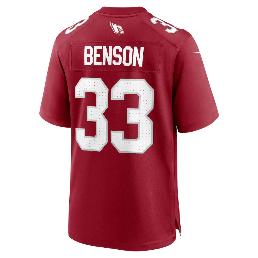 tocy A.Cardinals #33 Trey Benson Player Cardinal Home Game Stitched Jerseys