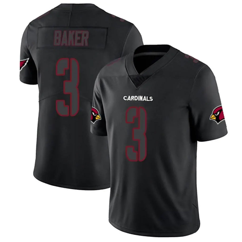 tocy A.Cardinals #3 Budda Baker Player Black Impact Limited Home Game Stitched Jerseys