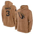 tocy A.Cardinals #3 Budda Baker Player Brown Salute To Service Limited Hoodies Stitched Jerseys