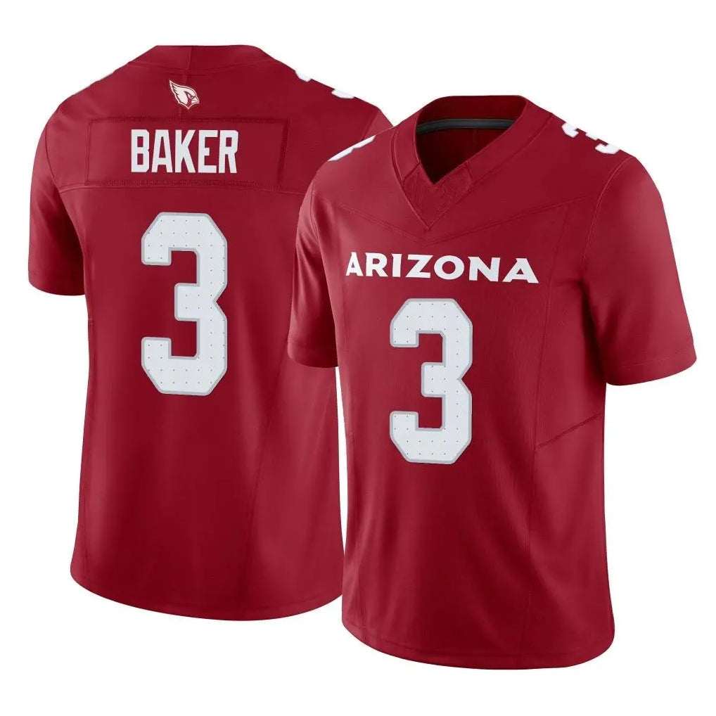 tocy A.Cardinals #3 Budda Baker Player Cardinal Vapor F.U.S.E. Limited Home Game Stitched Jerseys