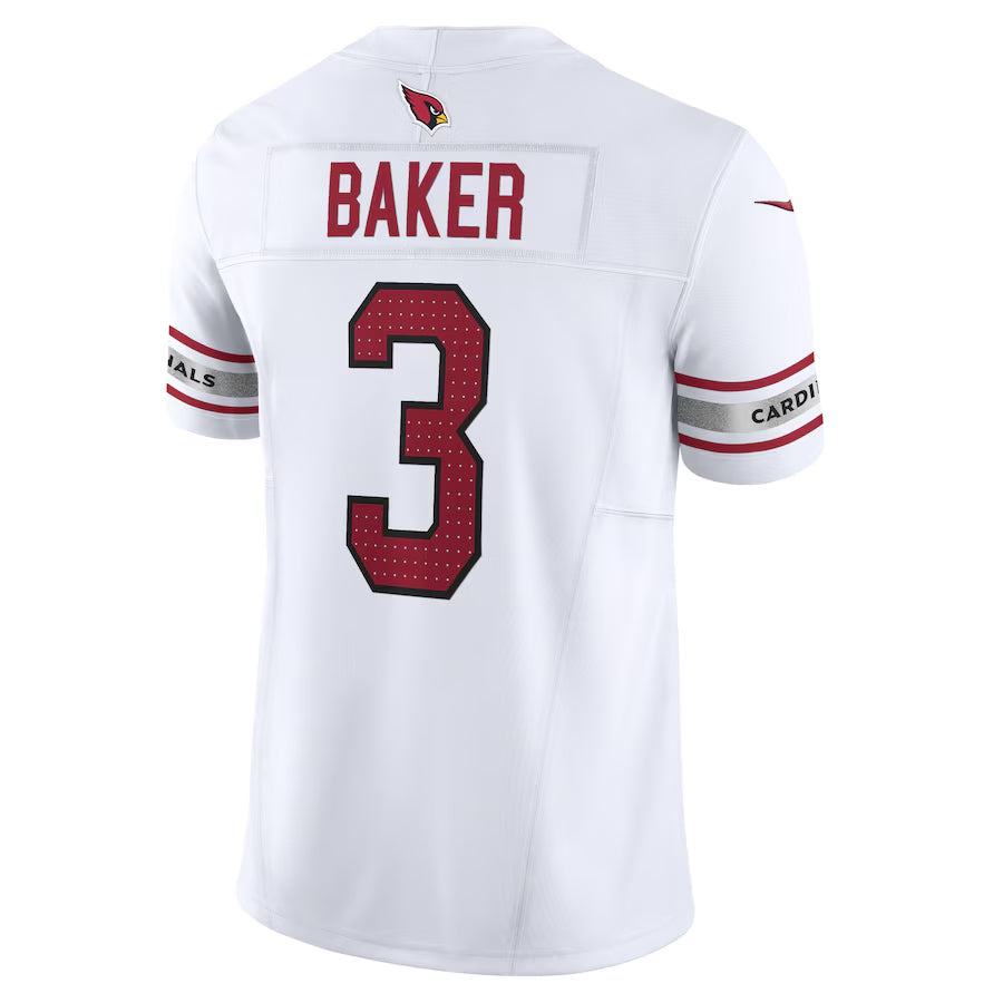 tocy A.Cardinals #3 Budda Baker Player White Vapor F.U.S.E. Limited Stitched Jerseys