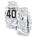 tocy A.Cardinals #40 Pat Tillman Player Arctic Camo Salute to Service Limited Hoodie Stitched Jerseys