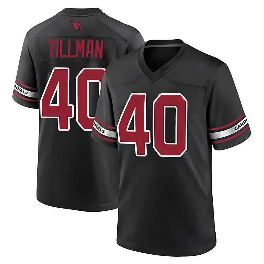tocy A.Cardinals #40 Pat Tillman Player Black Game Stitched Jerseys
