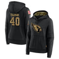 tocy A.Cardinals #40 Pat Tillman Player Black Salute to Service Limited Hoodie Stitched Jerseys