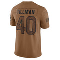 tocy A.Cardinals #40 Pat Tillman Player Brown Salute To Service Limited Stitched Jerseys