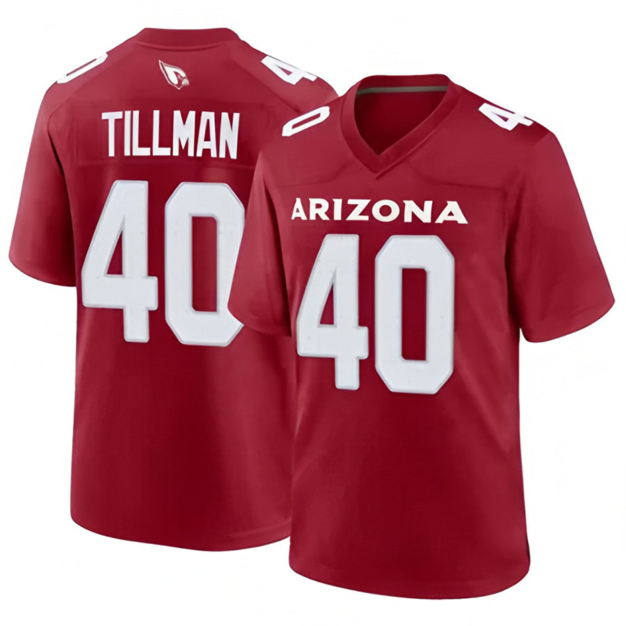tocy A.Cardinals #40 Pat Tillman Player Cardinal Game Home Stitched Jerseys