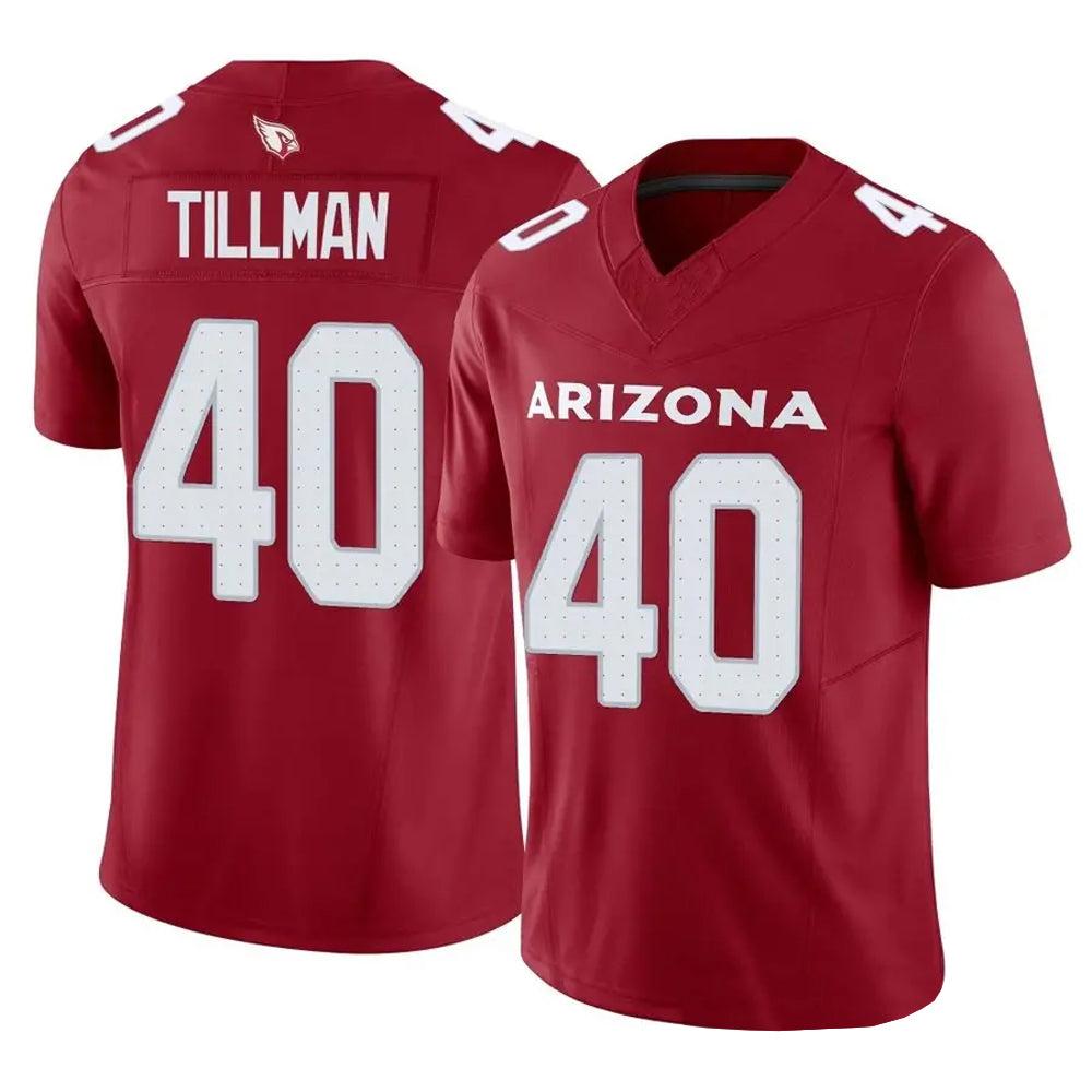tocy A.Cardinals #40 Pat Tillman Player Cardinal Vapor F.U.S.E. Limited Stitched Jerseys