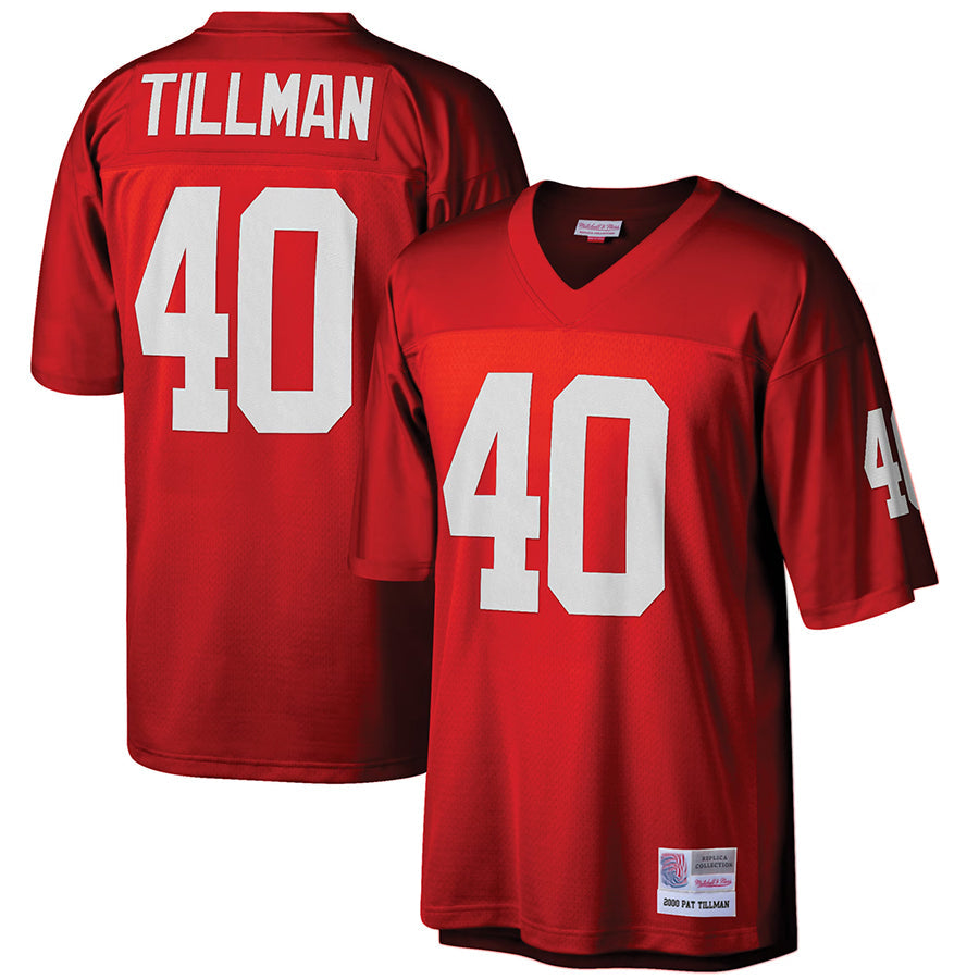 tocy A.Cardinals #40 Pat Tillman Player Mitchell & Ness Cardinal Legacy Replica Stitched Jerseys