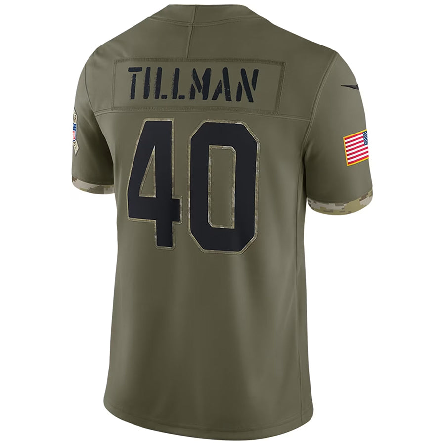 tocy A.Cardinals #40 Pat Tillman Player Olive Salute to Service Limited Stitched Jerseys