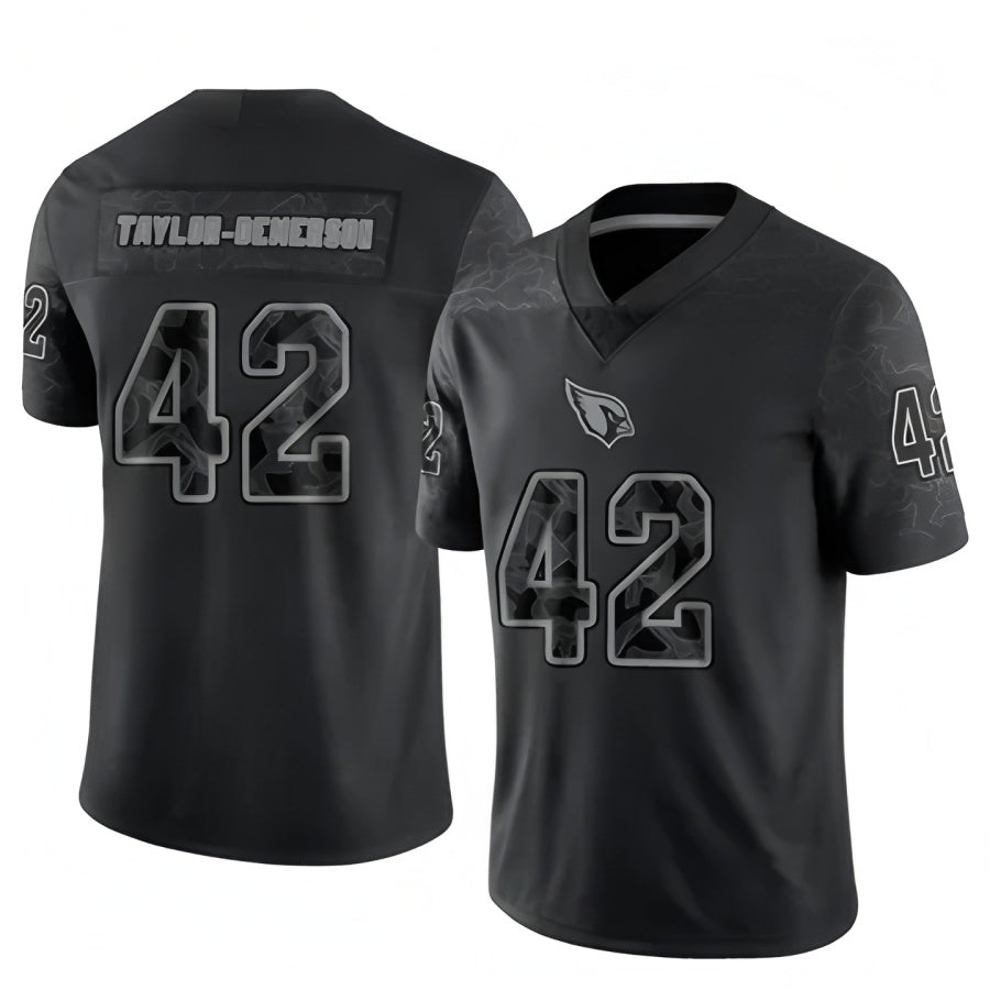 tocy A.Cardinals #42 Dadrion Taylor-Demerson Player Black RFLCTV Limited Stitched Jerseys
