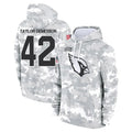 tocy A.Cardinals #42 Dadrion Taylor-Demerson Player Camo Salute to Service Hoodies Stitched Jerseys