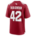 tocy A.Cardinals #42 Dadrion Taylor-Demerson Player Cardinal Home Game Stitched Jerseys