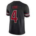 tocy A.Cardinals #4 Jeremiyah Love Player Black Vapor F.U.S.E. Limited Home Game Stitched Jerseys
