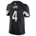 tocy A.Cardinals #4 Jeremiyah Love Player Black Vapor Limited Home Game Stitched Jerseys