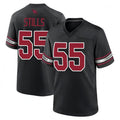 tocy A.Cardinals #55 Dante Stills Player Black Home Game Stitched Jerseys