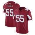 tocy A.Cardinals #55 Dante Stills Player Cardinal Vapor Limited Home Game  Stitched Jerseys