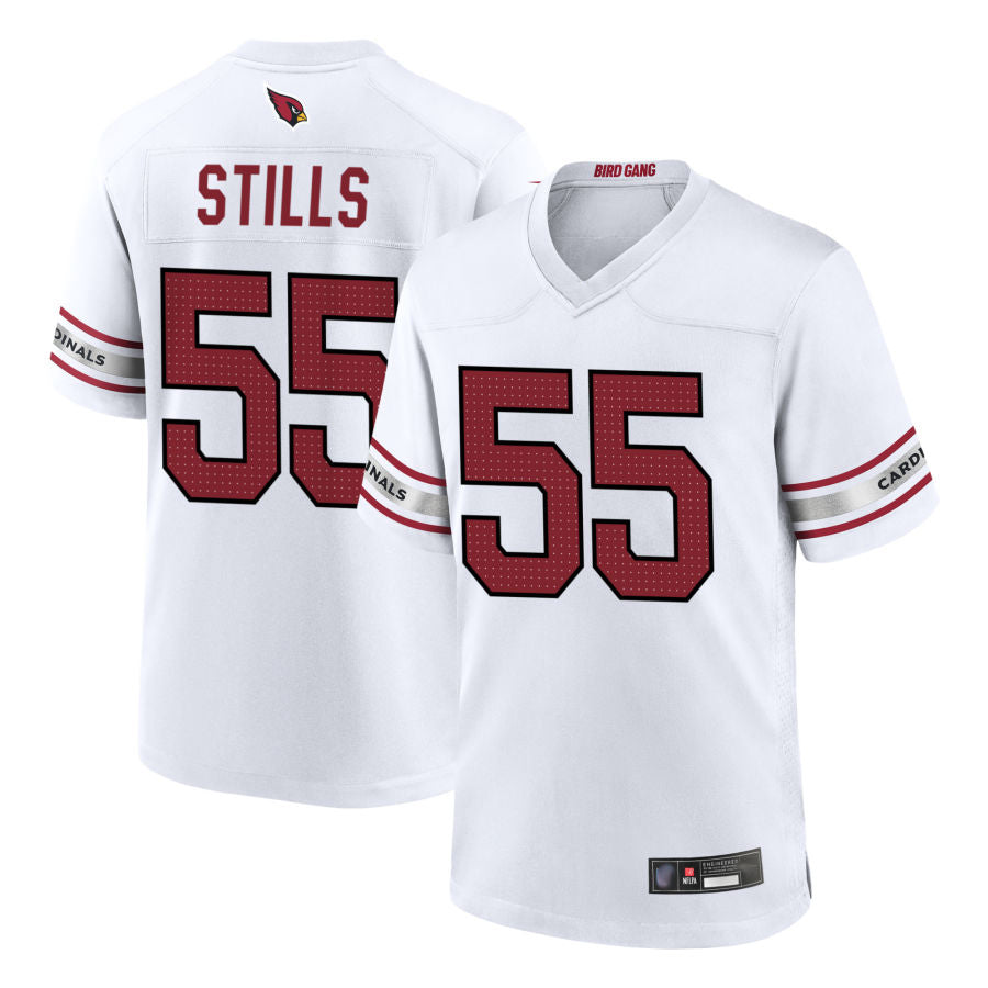 tocy A.Cardinals #55 Dante Stills Player White Home Game Stitched Jerseys