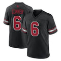 tocy A.Cardinals #6 James Conner Player Black Alternate Game Stitched Jerseys