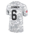 tocy A.Cardinals #6 James Conner Player Camo Salute to Service Limited Home Stitched Jerseys