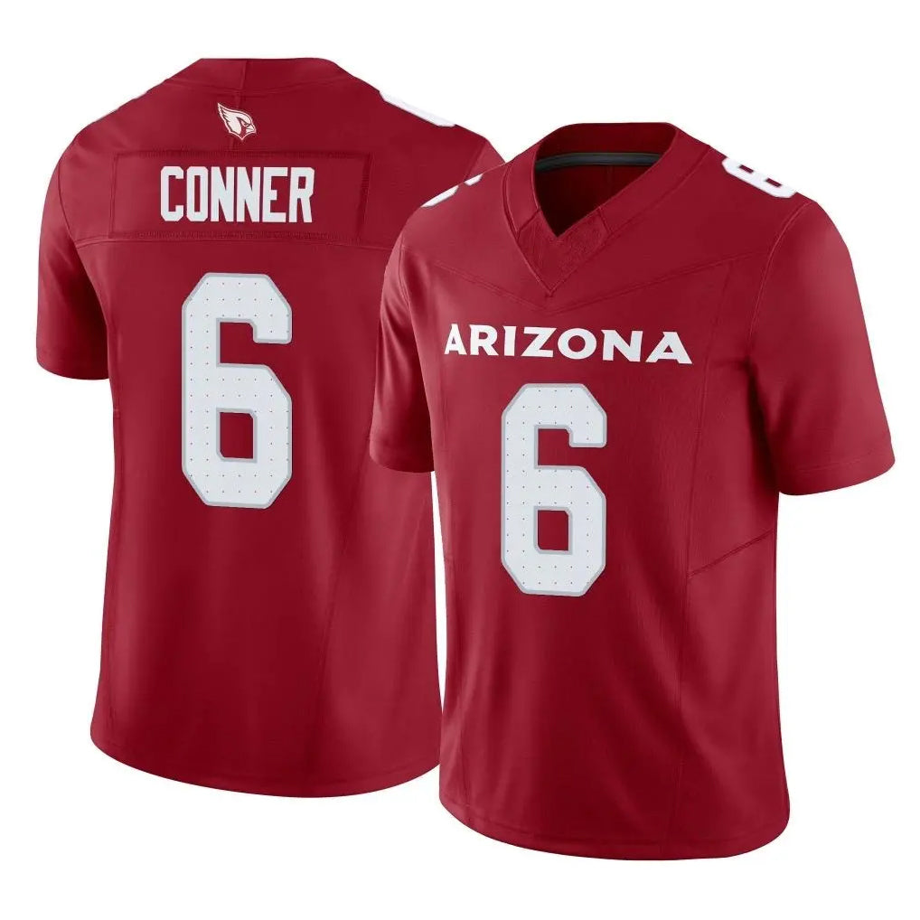 tocy A.Cardinals #6 James Conner Player Cardinal Vapor F.U.S.E. Limited Home Game Stitched Jerseys
