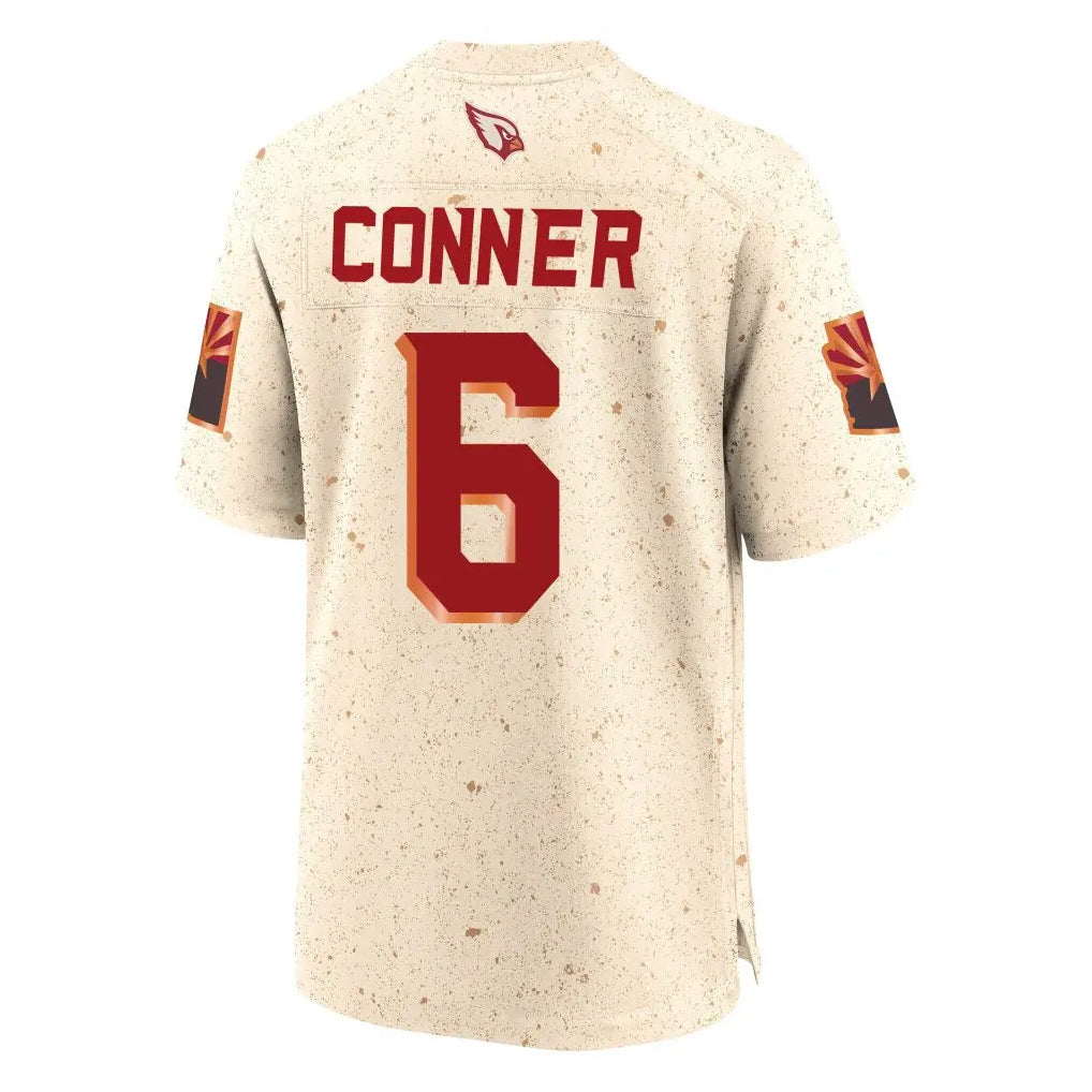 tocy A.Cardinals #6 James Conner Player Cream Rivalries Collection Game Stitched Jerseys