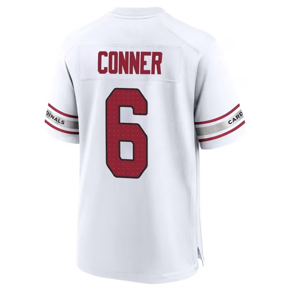tocy A.Cardinals #6 James Conner Player White Home Game Stitched Jerseys