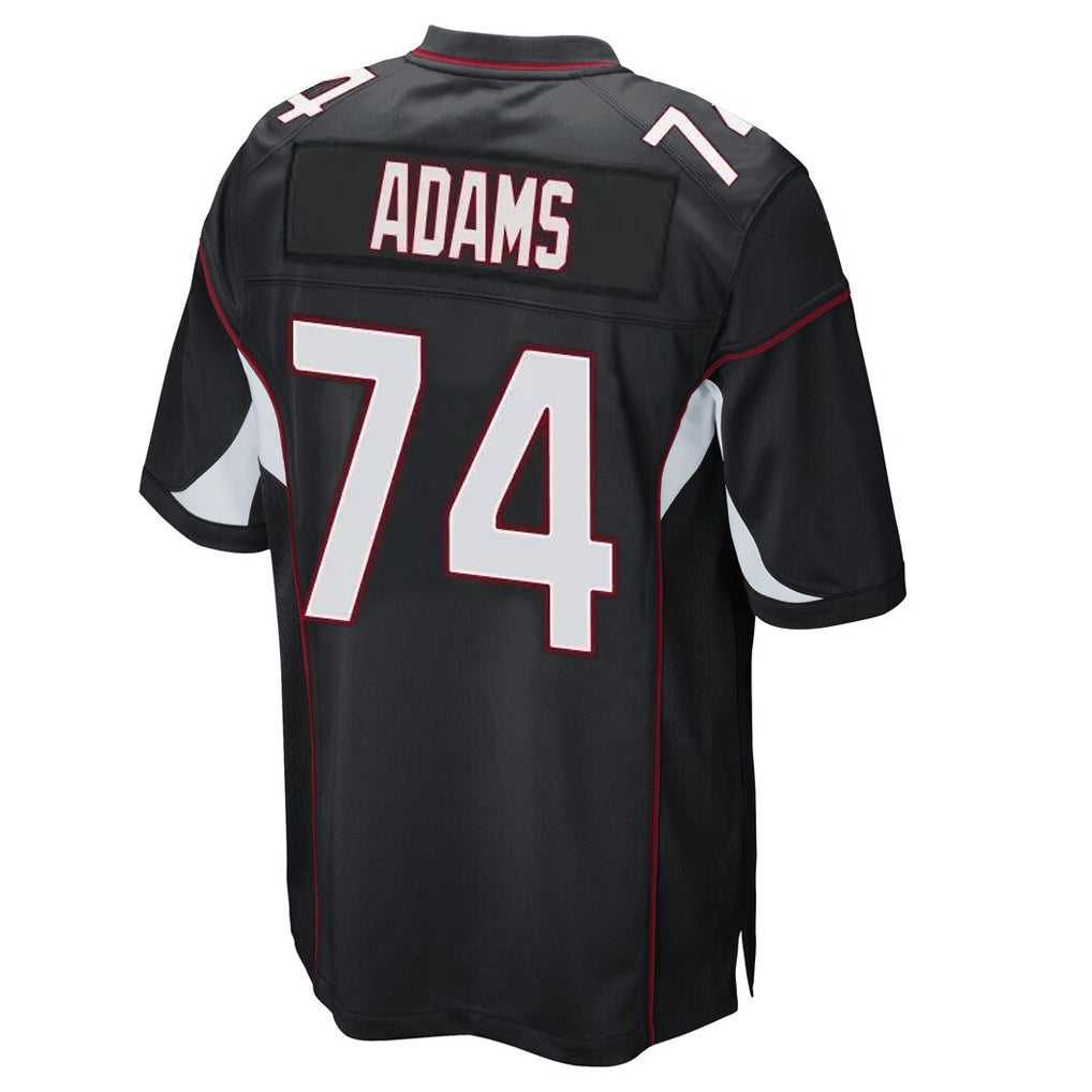 tocy A.Cardinals #74 Isaiah Adams Player Black Home Game Stitched Jerseys